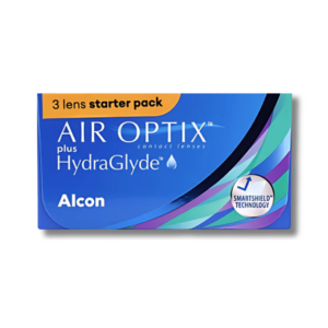 alcon air optix plus hydraglyde (3 lensbox)